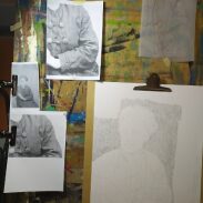 Charlotte Tisserand à l'atelier ( en cours)